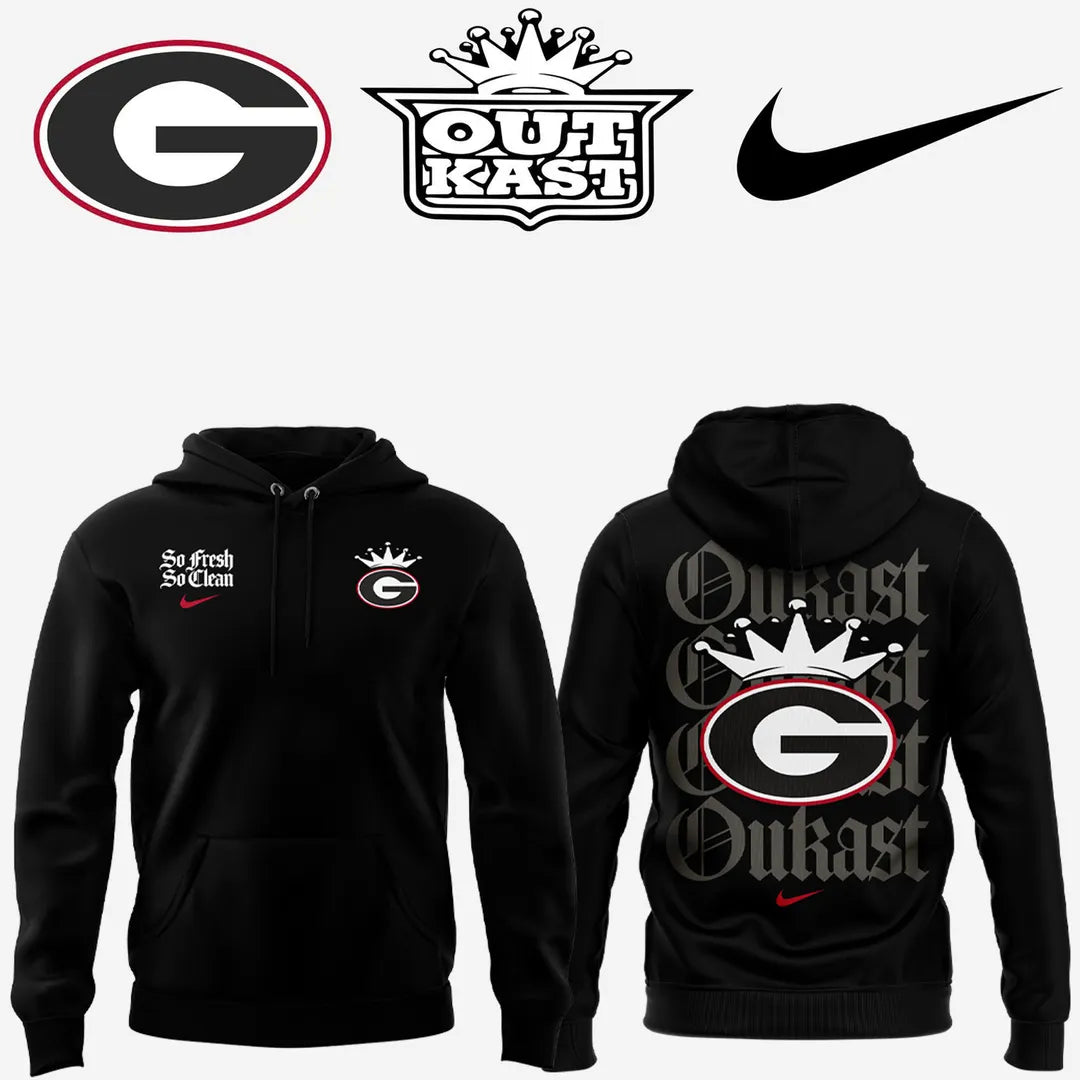 Georgia Bulldogs Exclusive Edition Nike x UGA x Outkast Black Hoodie 2026