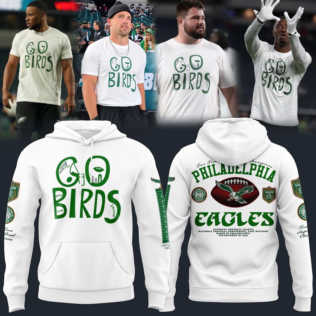 Philadelphia Eagles - Go Birds Graphic Hoodie