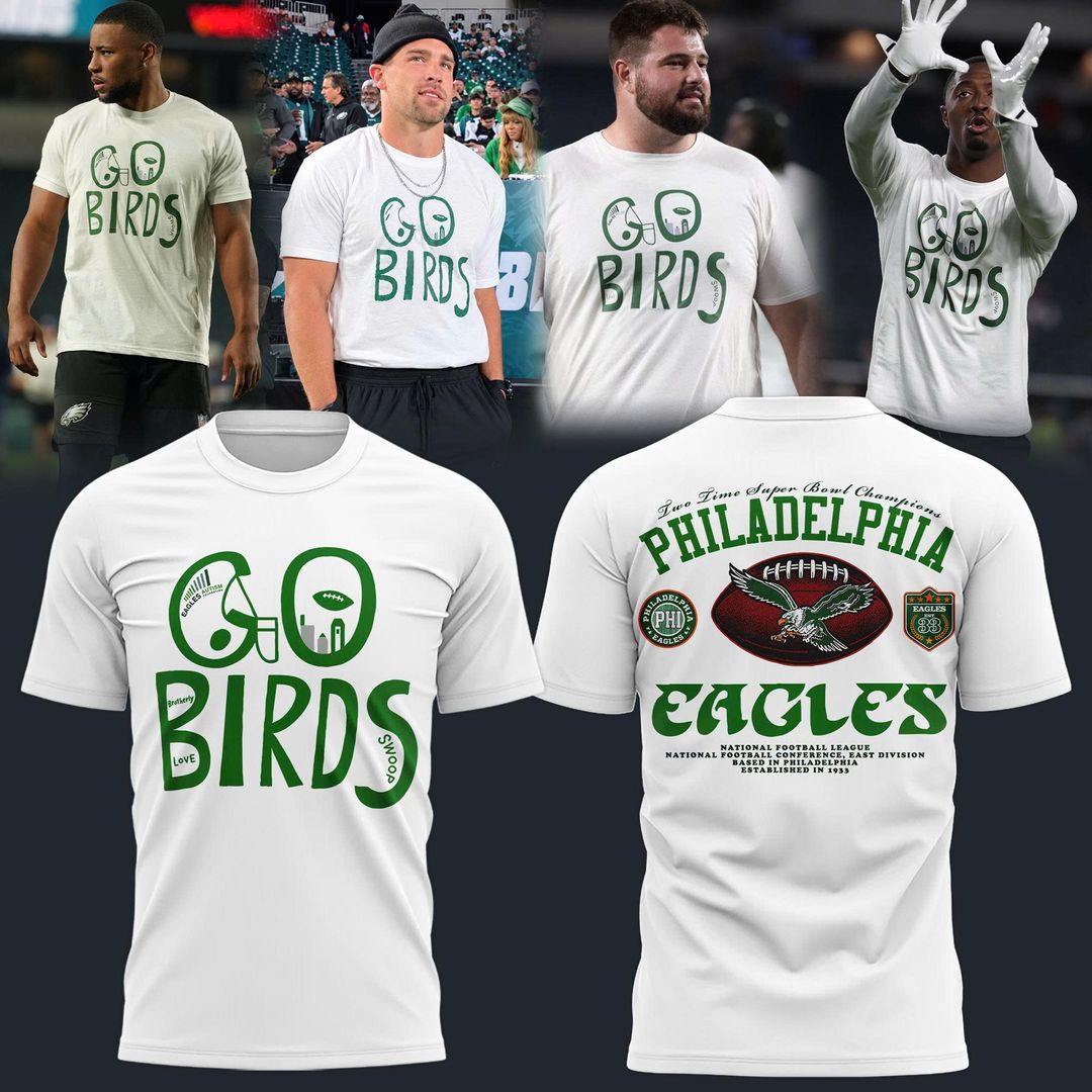 Philadelphia Eagles - Go Birds Graphic T-Shirt
