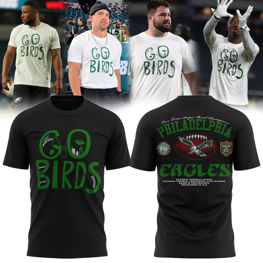 Philadelphia Eagles - Go Birds Graphic T-Shirt
