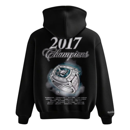 awn Staley Rocks the Philadelphia Eagles 2017 Champions Hoodie