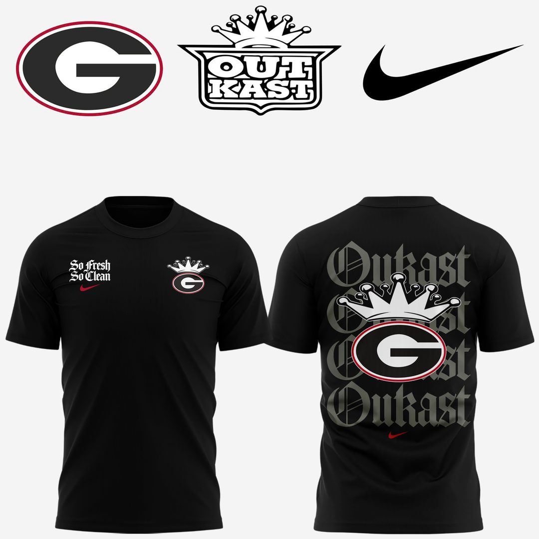 Georgia Bulldogs Exclusive Edition Nike x UGA x Outkast Black Tshirt 2026