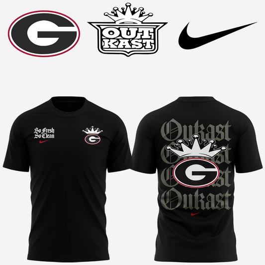 Georgia Bulldogs Exclusive Edition Nike x UGA x Outkast Black Tshirt 2026