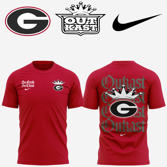 Georgia Bulldogs Exclusive Edition Nike x UGA x Outkast Black Tshirt 2026