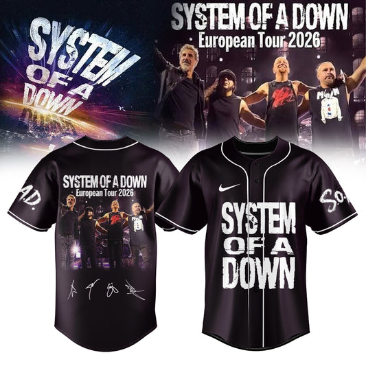 System of a Down signed Jersey