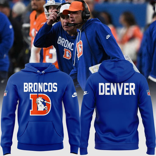 Exclusive Version Denver Broncos Throwback Hoodie
