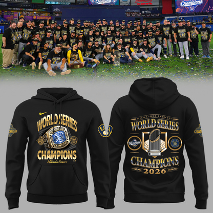 Limited Edition Milwaukee Brewers 2026 World Series Champions Hoodie