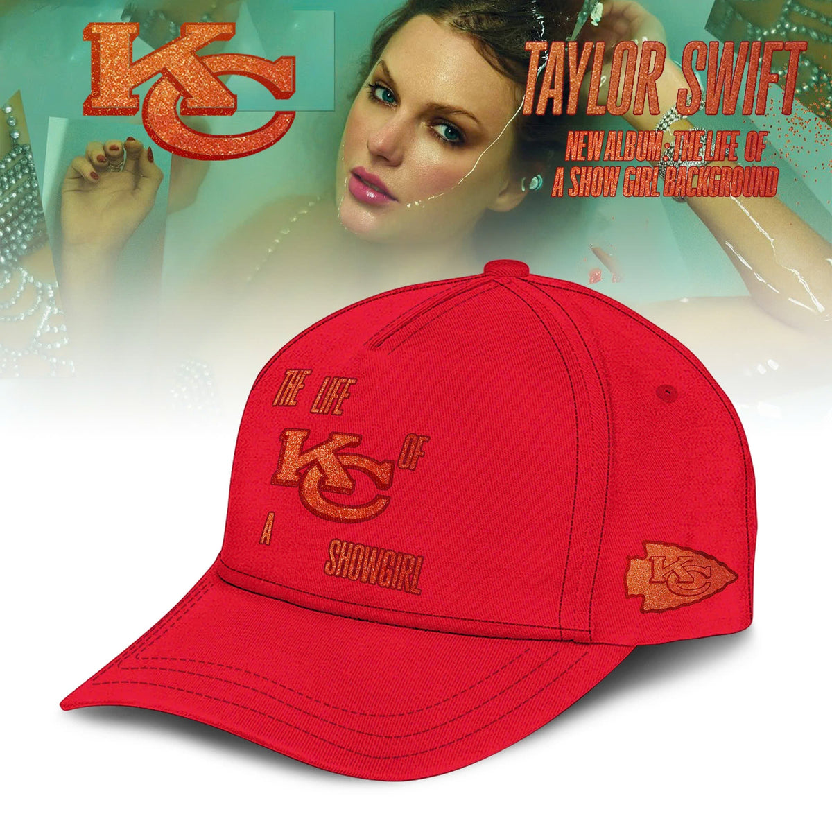 Kansas City Chiefs x Taylor Swift Orange Era� Limited Editions 2025 Hoodie