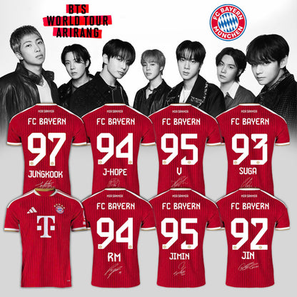 BTS WORLD TOUR ‘ARIRANG’ x FC Bayern München Special presents for a special team! Jersey